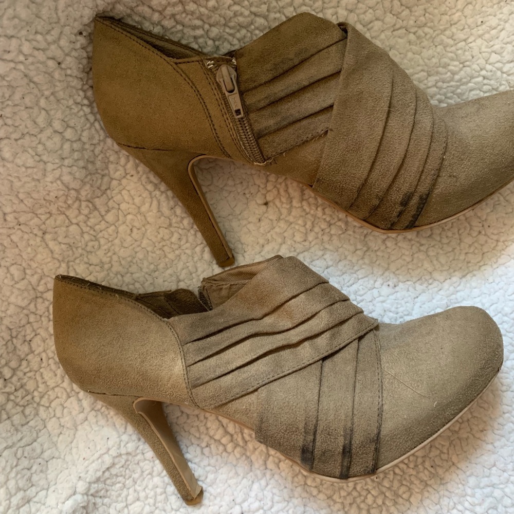 Suede Booties